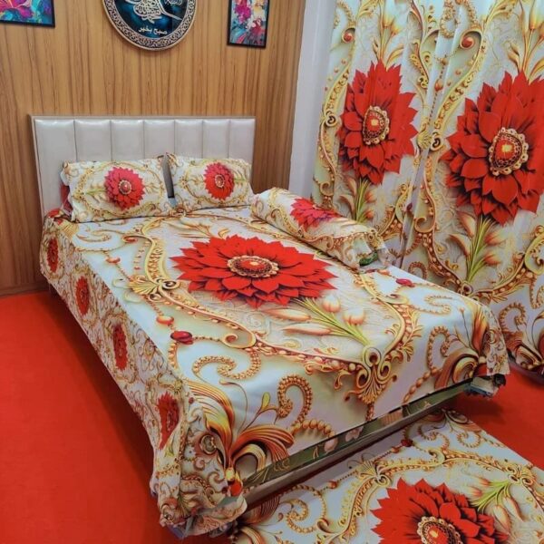 Water Proof China Premium 3D Design Bed Sheet